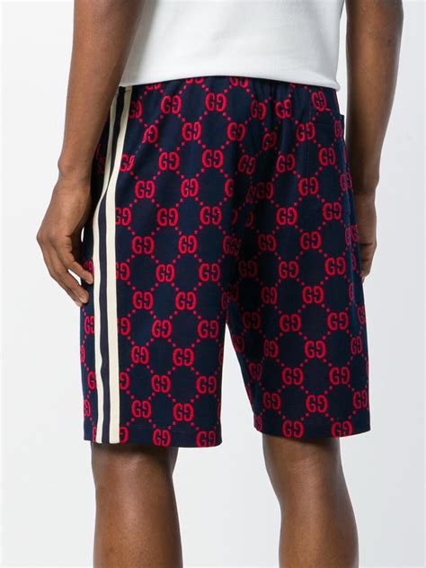 gucci shorts mens blue|gucci short sets for men.